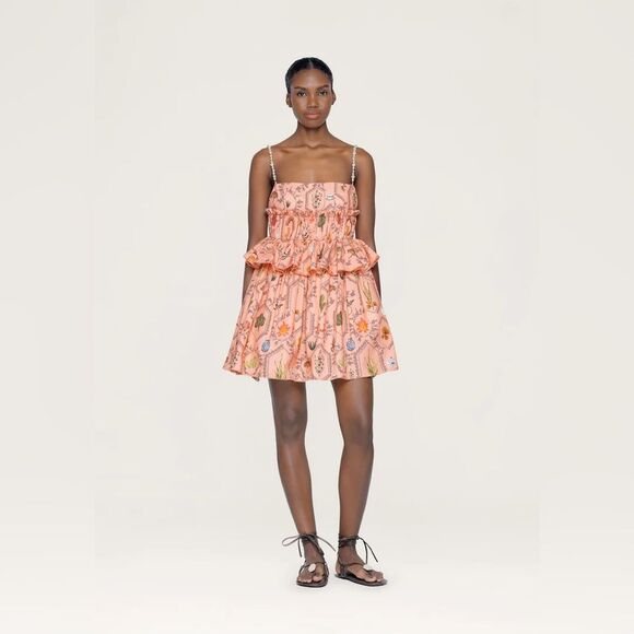 NEW Agua Bendita SALVADOR ENCAJE MINI DRESS Large (e) - Picture 2 of 5